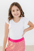 white-s-s-flutter-sleeve-leotard Mila &  Rose - Sophia's Style--2T--3